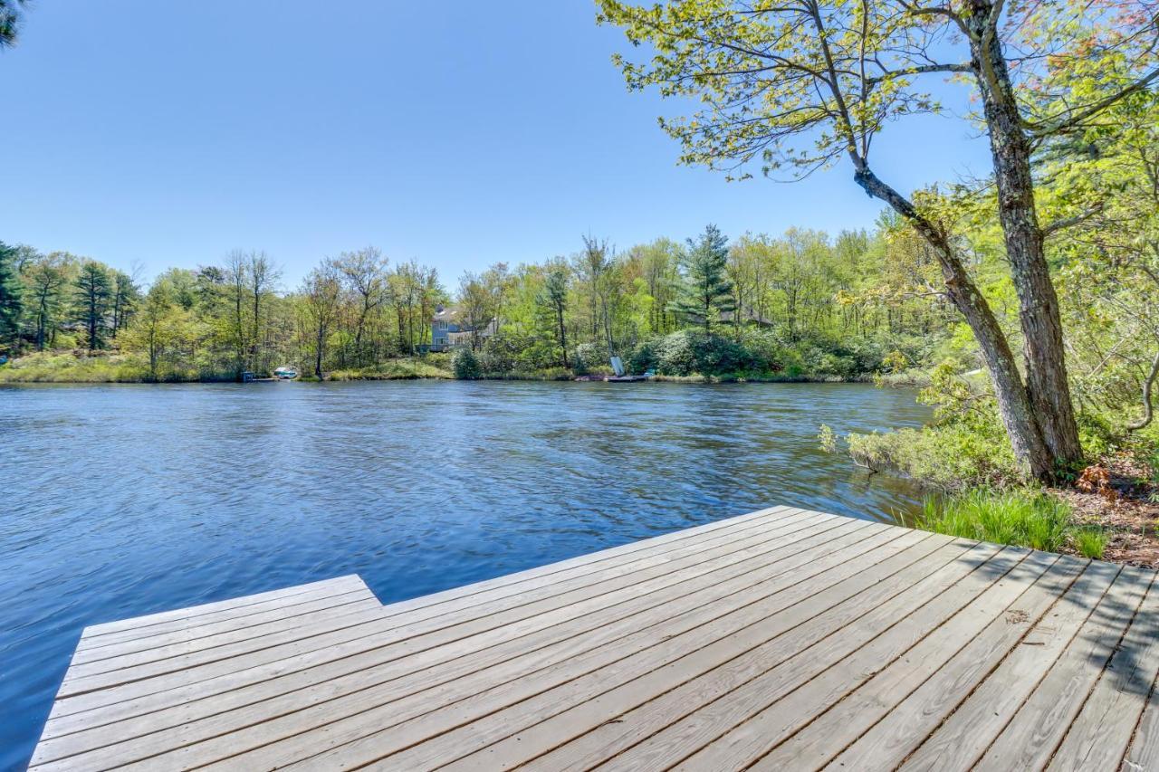 Lakefront Poconos Vacation Rental With Swim Dock! Long Pond Dış mekan fotoğraf